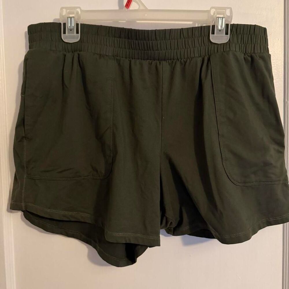 All-in-motion Women's Green and Khaki Shorts